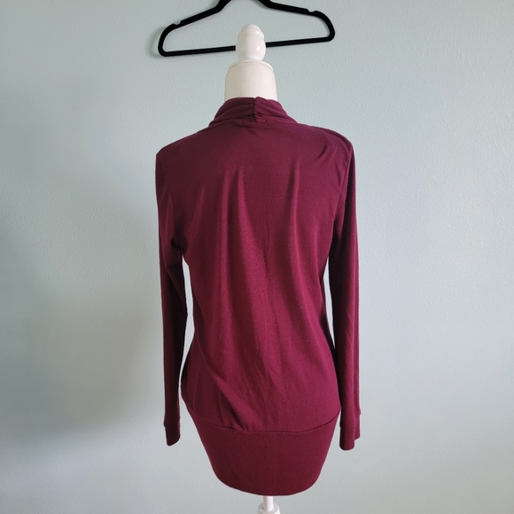 ‼️SOLD‼️Burgundy Cardigan sweater - Picture 4 of 4
